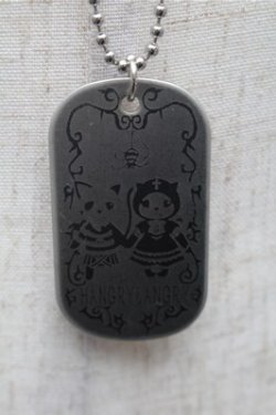 画像2: HANGRY&ANGRY / プレートネックレス  シルバー S-26-02-23-013-HN-AC-AS-ZS