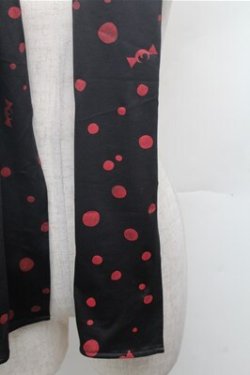 画像2: h.NAOTO / ストール  黒ｘ赤 S-26-02-23-015-HN-ZA-AS-ZS