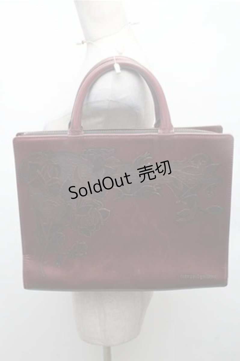 画像1: Jean Paul GAULTIER / ニューローズバッグ  ワイン S-26-02-23-025-GO-BG-AS-ZS (1)