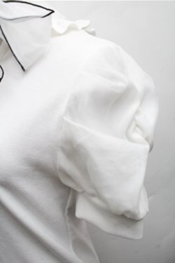 画像3: Ank Rouge / リブカットソー  白 S-26-02-23-026-CA-TO-AS-ZS