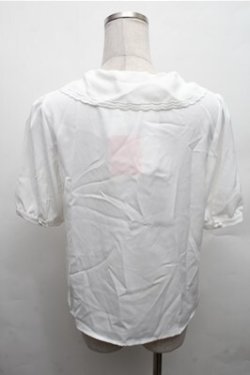 画像2: Fi.n.t / リトルローズ刺繍カットワーク衿ブラウス  白 S-26-02-23-027-CA-BL-HR-ZS