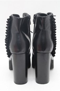 画像3: EATME / チャンキーヒールブーツ  黒 S-26-02-23-003-LO-SH-HR-ZS