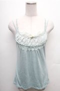 axes femme / バタフライビーズキャミソール  ミント S-26-02-23-029-AX-TO-HR-ZS