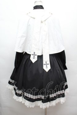 画像3: LOLITA / ブラウス+ケープ+スカートセット  黒ｘ白 S-26-02-25-035-LO-OP-AS-ZS