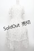 m petit by misako / NINA'S 花柄スクエアネックワンピース M アイボリー S-26-02-25-036-LO-OP-TE-ZS