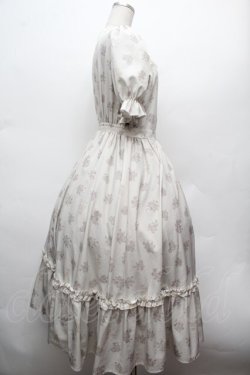 画像2: m petit by misako / NINA'S 花柄スクエアネックワンピース M アイボリー S-26-02-25-036-LO-OP-TE-ZS