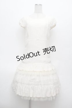 画像1: Emily Temple cute / スカラップドットワンピース  オフ S-26-02-25-040-ET-OP-AS-ZS