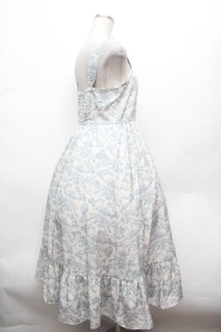 画像3: m petit by misako / MSKトワルドジュイジャンパースカート M オフ×サックス S-26-02-25-048-LO-SK-TE-ZS