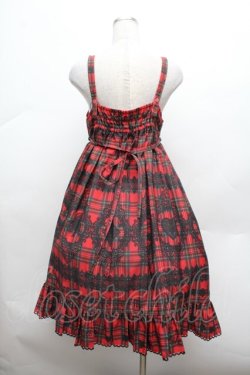 画像3: ALICE and the PIRATES / アリスのトランプタータン柄ジャンパースカートII  赤 S-26-02-25-050-PA-OP-AS-ZS