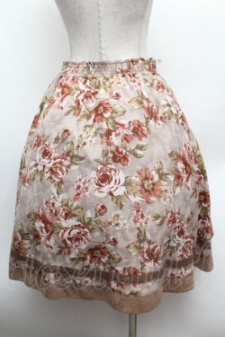 画像3: axes femme / アンティーク花柄スカート  ベージュ S-26-02-25-054-AX-SK-AS-ZS