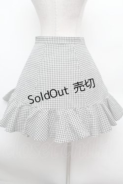 画像3: evelyn / ギンガムチェックスカート M 黒ｘ白 S-26-02-25-056-LO-SK-HR-ZS