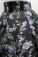 画像3: axes femme / ローズ柄タックスカート  黒 S-26-02-25-057-AX-SK-HR-ZS (3)