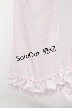 画像3: Candy Stripper / SWEET THINGS FRILL FLARE PANTS  ピンク S-26-02-25-061-PU-PA-HR-ZT0307B