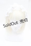 Lovely Tency / 眞白ありすコラボ/ヘッドドレス  白 S-26-02-25-016-LO-AC-AS-ZS