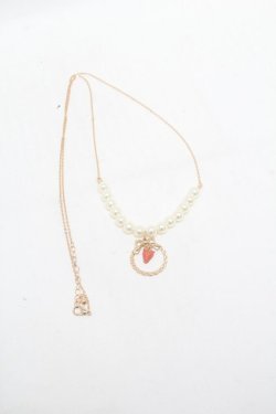 画像1: m petit by misako / AMイチゴサークルネックレス  ゴールド S-26-02-25-019-LO-AC-HR-ZS