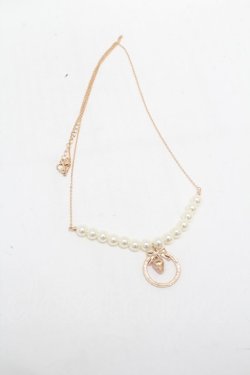 画像2: m petit by misako / AMイチゴサークルネックレス  ゴールド S-26-02-25-019-LO-AC-HR-ZS