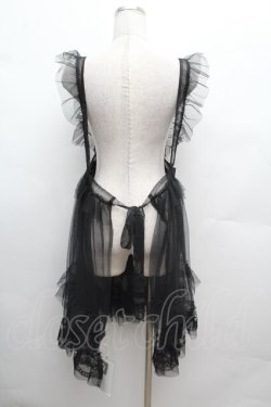 画像3: Virally / TT*HOSレースエプロン L 黒 S-26-02-25-020-LO-OP-TE-ZS