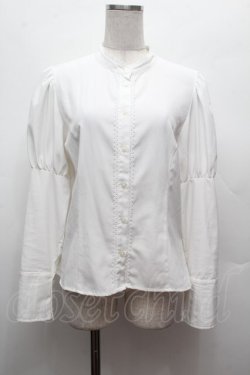 画像1: Kurumi Collaboration / KRデシンジゴスリブラウス M 白 S-26-02-25-022-LO-BL-TE-ZS