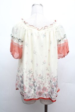 画像3: axes femme / アネモネ柄パイピングブラウス  イエロー S-26-02-25-028-AX-BL-HR-ZS