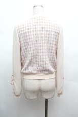 画像3: axes femme POETIQUE / レース重ねブルゾン  ピンクｘ白 S-26-02-25-029-AX-JA-HR-ZS (3)