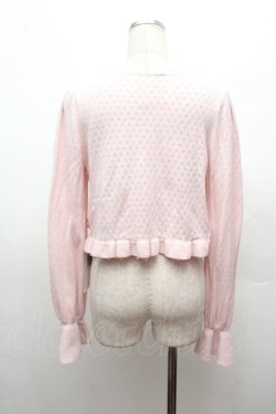 画像2: Mariapip / フリルヘムボレロカーデ  ピンク S-26-02-25-031-LO-TO-TE-ZS