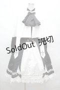 LOLITA / ブラウス+ケープ+スカートセット  黒ｘ白 S-26-02-25-035-LO-OP-AS-ZS
