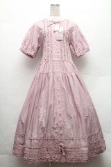 PINK HOUSE / ローンフリルワンピース  ラベンダー S-26-02-26-025-LO-OP-AS-ZS
