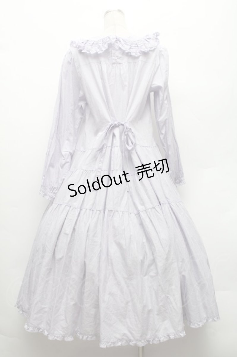 画像2: PINK HOUSE / フリル襟付きローンミディワンピース F ラベンダー S-26-02-26-027-LO-OP-SZ-ZS (2)