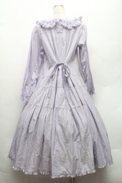 画像2: PINK HOUSE / フリル襟付きローンミディワンピース F ラベンダー S-26-02-26-027-LO-OP-SZ-ZS