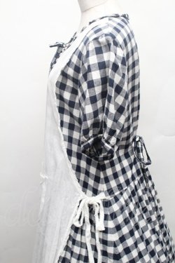 画像4: PINK HOUSE / エプロン付きブロードギンガムワンピース F 紺 S-26-02-26-032-LO-OP-SZ-ZS