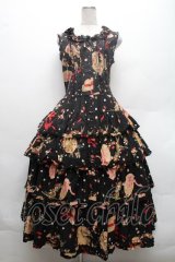 PINK HOUSE / ストロベリーハットワンピース  黒 S-26-02-26-035-LO-OP-AS-ZS