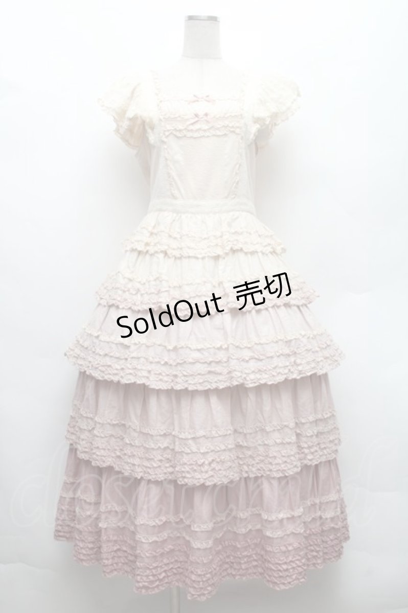 画像1: PINK HOUSE / ローンティアードワンピース  ピンク S-26-02-26-007-LO-OP-SA-ZS (1)