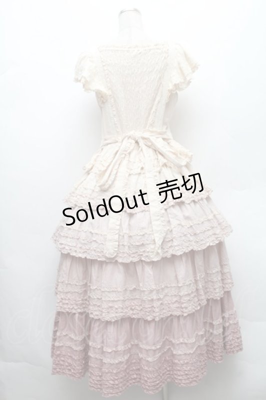 画像2: PINK HOUSE / ローンティアードワンピース  ピンク S-26-02-26-007-LO-OP-SA-ZS (2)