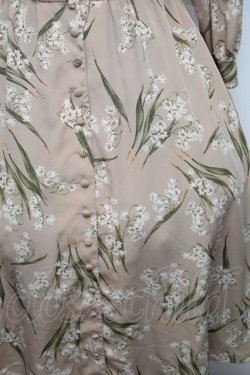 画像4: INGEBORG / 鈴蘭プリントセーラーワンピース  アイボリー S-26-02-26-010-LO-OP-SA-ZS