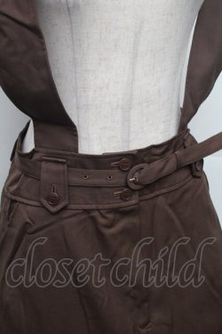 画像4: INGEBORG / ベルト付きジャンパースカート F ブラウン S-26-02-26-011-LO-OP-SZ-ZS