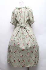 画像2: PINK HOUSE / ブロッサムローズプリントミディワンピース  ハッカ S-26-02-26-012-LO-OP-SA-ZS (2)