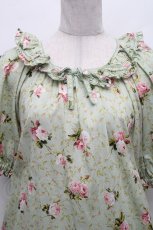 画像3: PINK HOUSE / ブロッサムローズプリントミディワンピース  ハッカ S-26-02-26-012-LO-OP-SA-ZS (3)
