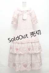 PINK HOUSE / 関西限定ハートパッチワークワンピース  ピンク S-26-02-26-014-LO-OP-AS-ZS