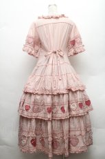 画像2: PINK HOUSE / 関西限定ハートパッチワークワンピース  ピンク S-26-02-26-014-LO-OP-AS-ZS (2)