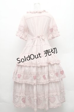 画像2: PINK HOUSE / 関西限定ハートパッチワークワンピース  ピンク S-26-02-26-014-LO-OP-AS-ZS