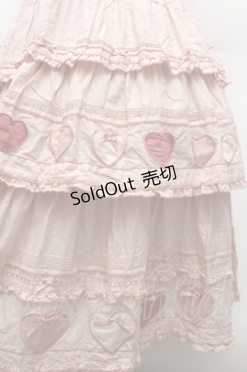 画像5: PINK HOUSE / 関西限定ハートパッチワークワンピース  ピンク S-26-02-26-014-LO-OP-AS-ZS (5)