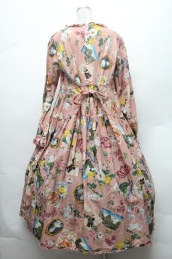 画像2: PINK HOUSE / ブーケモチーフプリントミディワンピース  ピンク S-26-02-26-015-LO-OP-AS-ZS