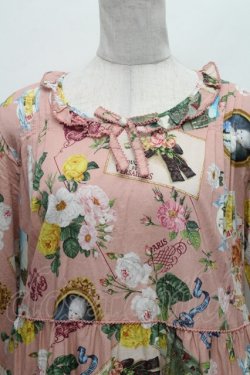 画像3: PINK HOUSE / ブーケモチーフプリントミディワンピース  ピンク S-26-02-26-015-LO-OP-AS-ZS