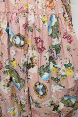 画像4: PINK HOUSE / ブーケモチーフプリントミディワンピース  ピンク S-26-02-26-015-LO-OP-AS-ZS