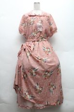 画像2: PINK HOUSE / ローズブーケプリントワンピース  ピンク S-26-02-26-016-LO-OP-AS-ZS (2)