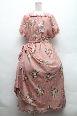 画像2: PINK HOUSE / ローズブーケプリントワンピース  ピンク S-26-02-26-016-LO-OP-AS-ZS
