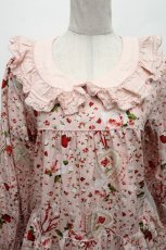 画像3: PINK HOUSE / オーナメントローズプリントミディワンピース  ピンク S-26-02-26-021-LO-OP-SZ-ZS (3)