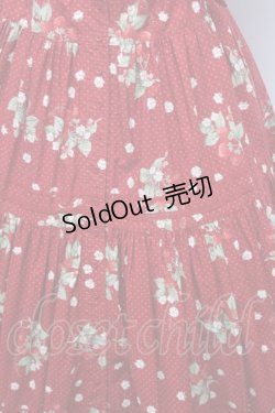 画像4: PINK HOUSE / いちご柄ティアードワンピース  赤 S-26-02-26-024-LO-OP-AS-ZS