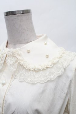 画像3: Angelic Pretty / 襟パールヒロインブラウス  アイボリー S-26-02-28-032-AP-TO-HR-ZS