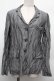 画像1: Jane Marple Dans Le Salon / シワ加工ジャケット  グレー S-26-02-28-034-JM-JA-AS-ZS (1)